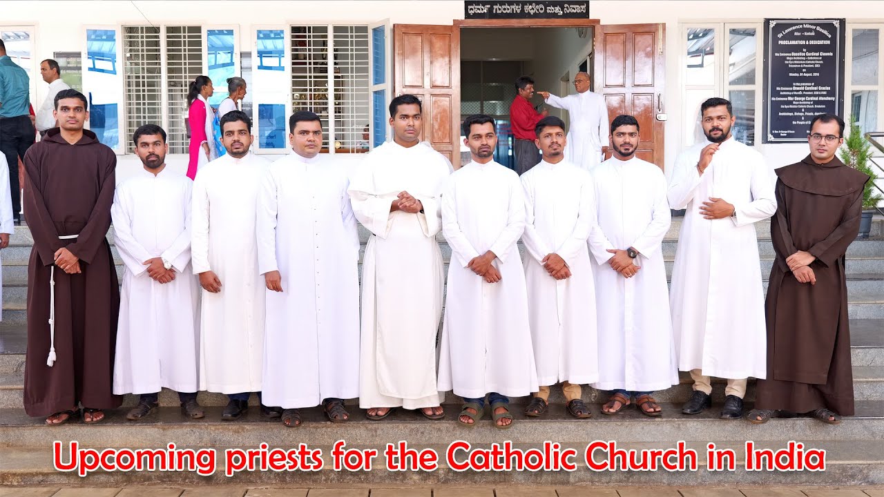 Upcoming New Priest's at the Annual Feast of St. Lawrence Minor Basilica Attur - Karkala