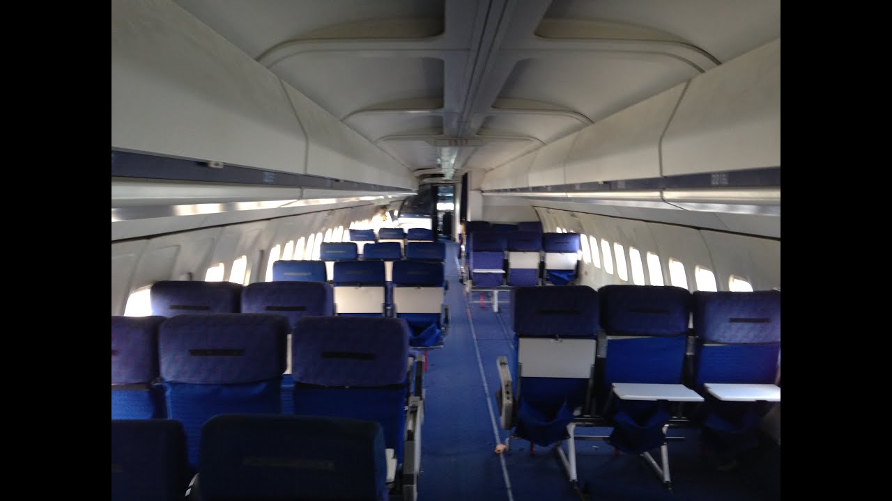 Boeing 727 Cabin & Cockpit Walkaround ex United Airlines N7438U