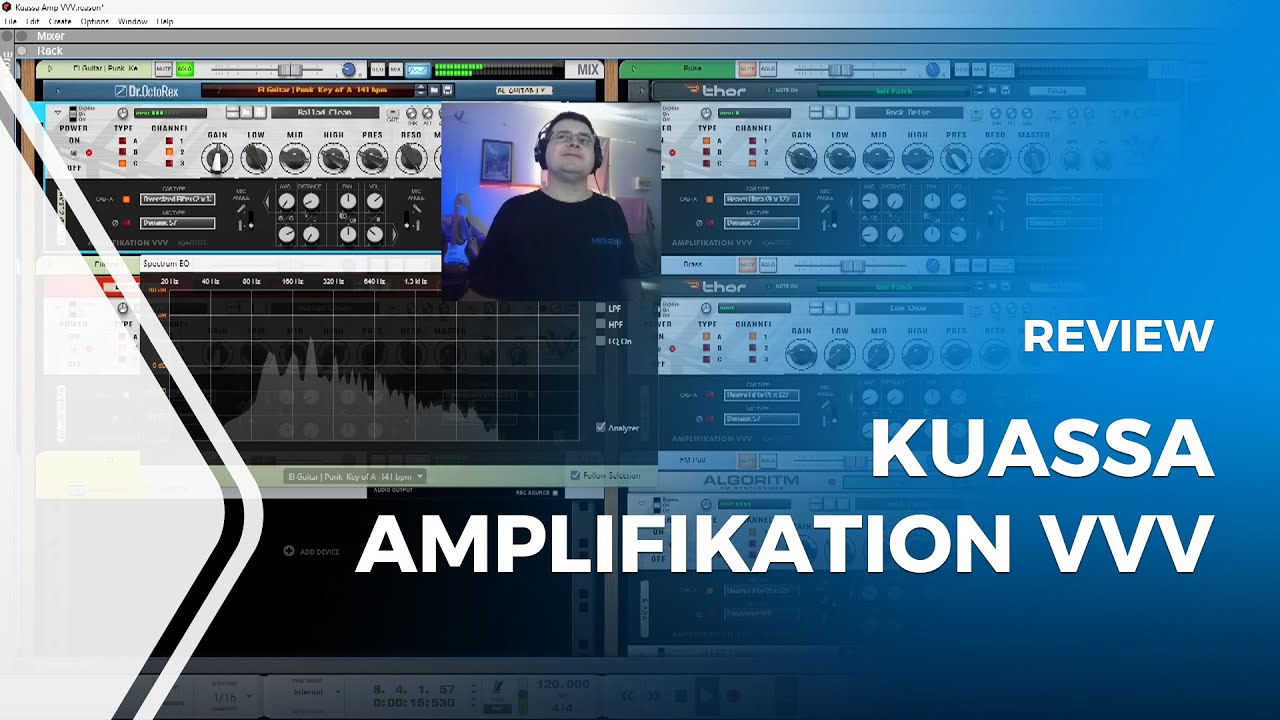 Kuassa Amplifikation VVV Review - Mixing with Guitar Amps