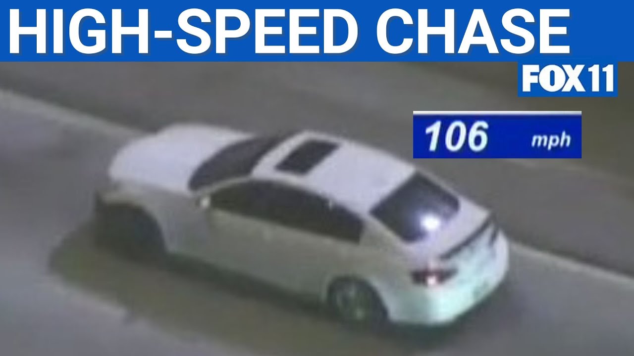 High-speed police chase along 710, 5 freeways in Los Angeles County