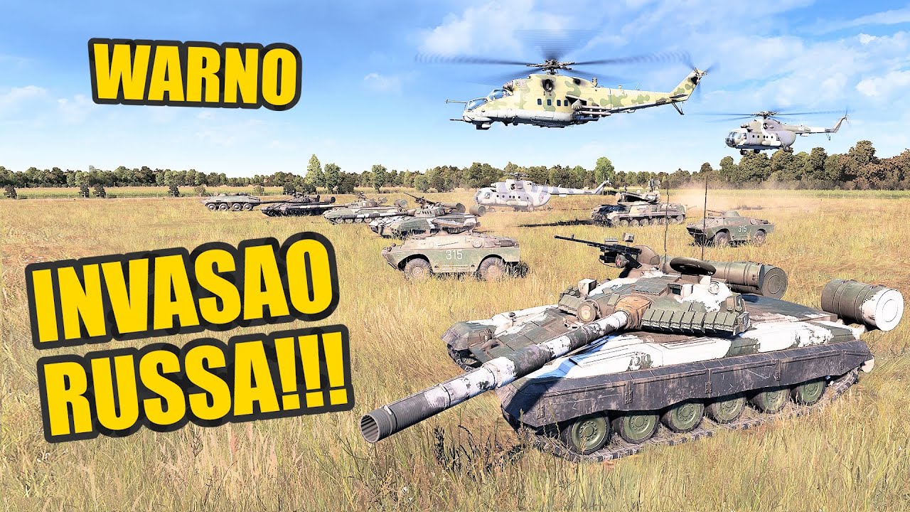 Invadimos 3 CIDADES Usando o EXERCITO RUSSO ! - WARNO PT - BR