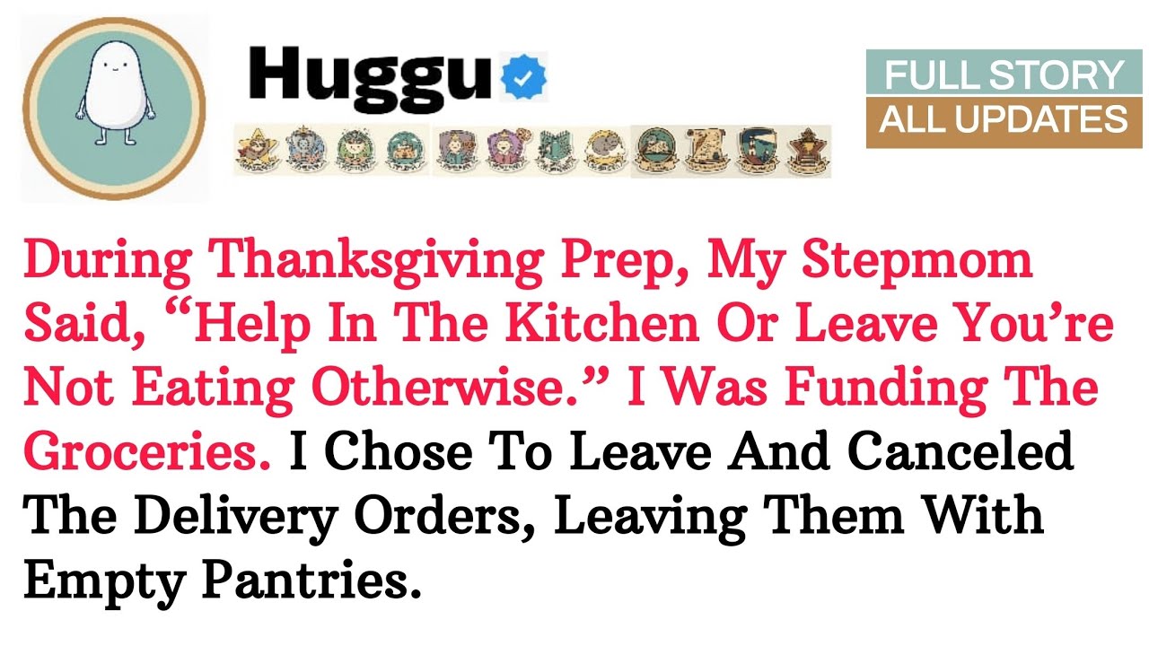 During Thanksgiving Prep, My Stepmom Said, “Help In The Kitchen Or Leave You’re Not Eating Otherwise
