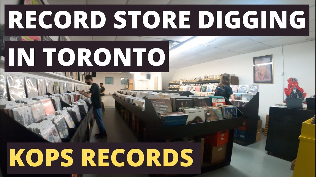 Vinyl Record Digging in Toronto's KOPS Records in Greektown!