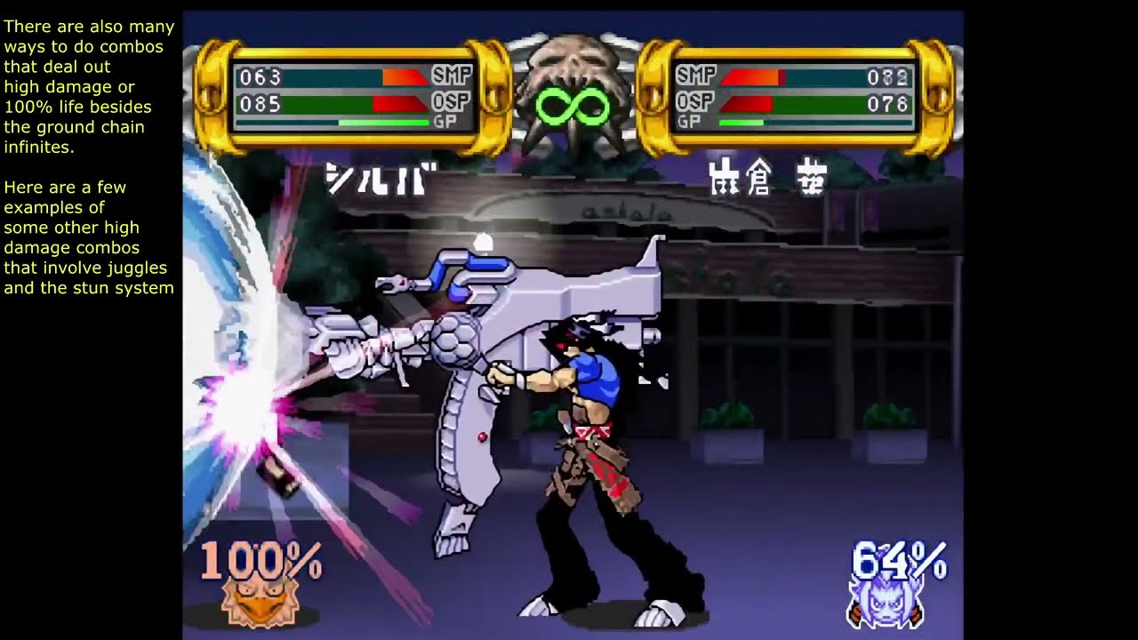 Shaman King: Spirit of Shamans PS1 Combo video, infinites and 100% combo showcase