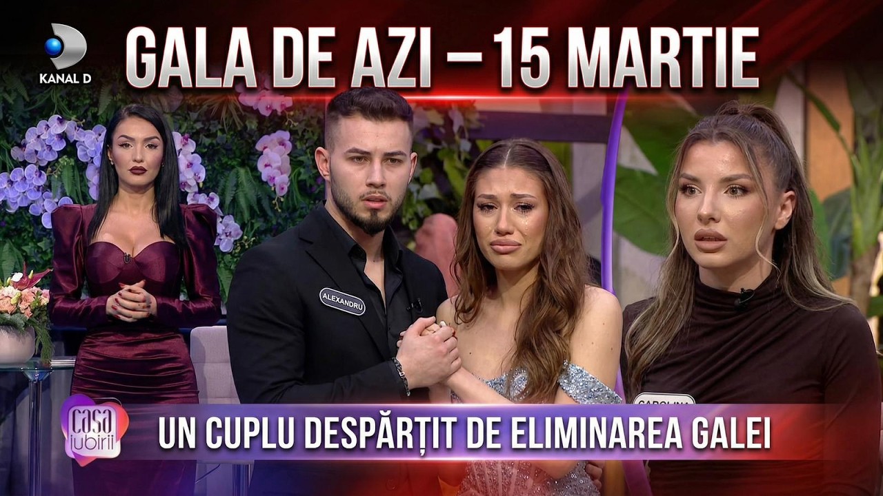 💔Alexandru își ia rămas bun de la Jaqueline! Moment emoționant în Gala de azi 15 Martie