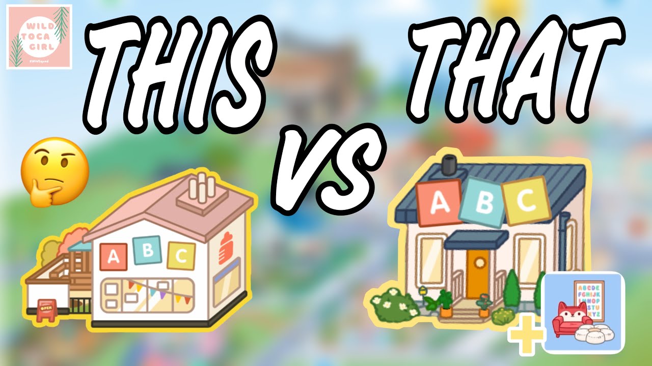 THIS VS THAT 🤔 NURSERY 👶🏼👧🏼🧒🏼 TOCA LIFE WORLD 🌎