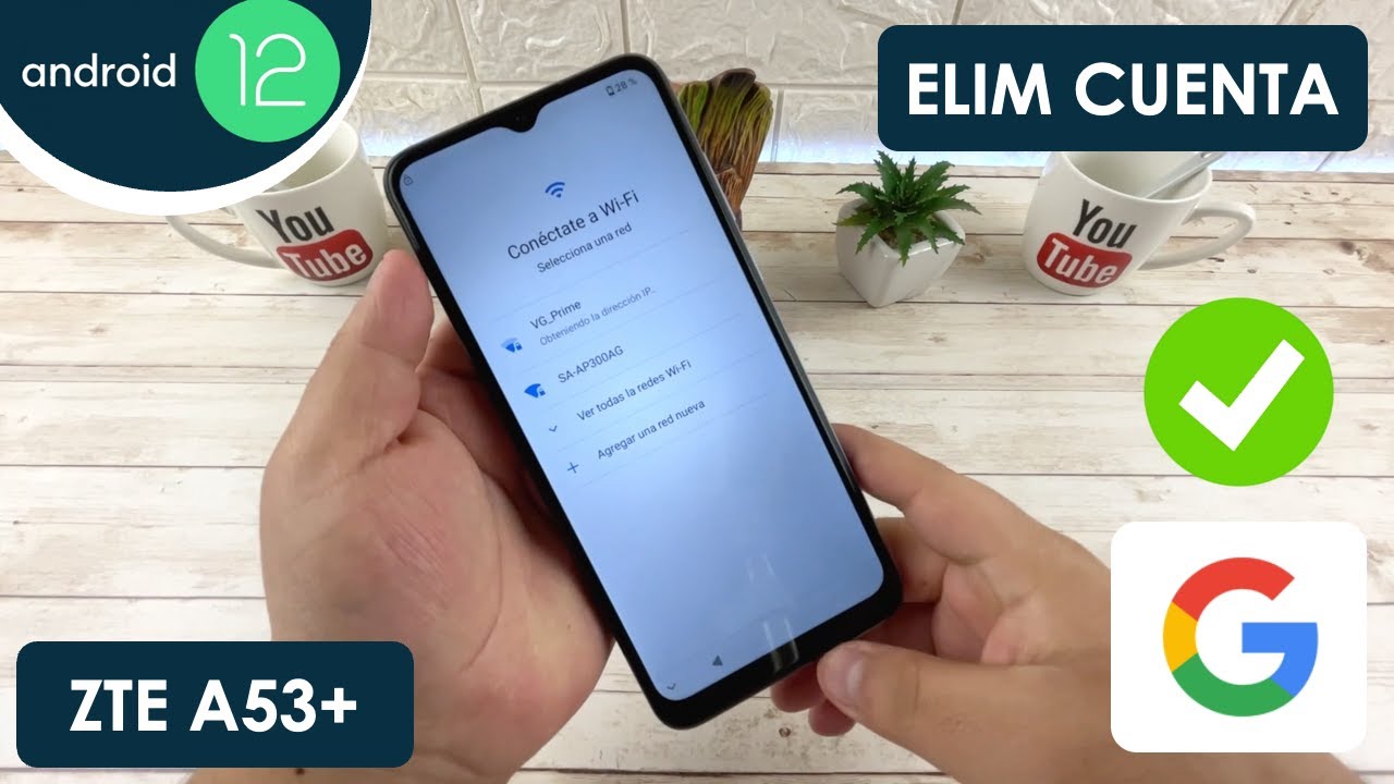Eliminar Cuenta de Google ZTE Blade A53+ | Android 12 | Actualizado