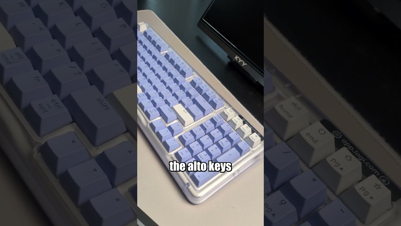 Logitech Alto Keys vs MX Mechanical &mdash; High vs Low Profile 🔥 #keyboard #desksetup