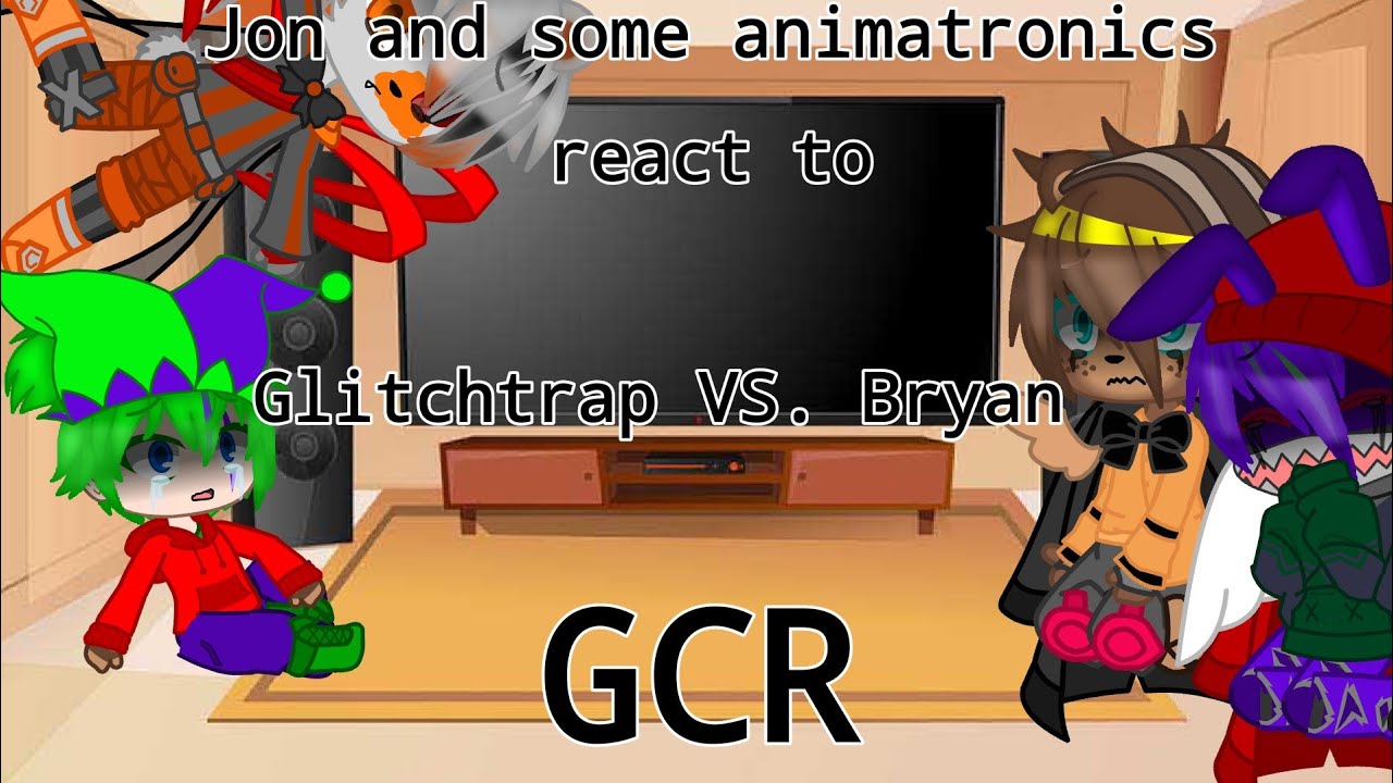 Jon and some animatronics react to 