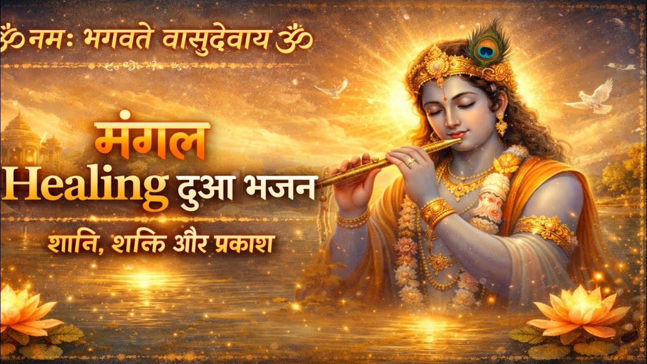 ॐ नमः भगवते वासुदेवाय | Shri Krishna Peaceful Healing Bhajan | Calm Mind Meditation | Relaxing