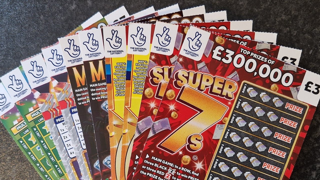 £30 Mix of UK Allwyn National Lottery Scratch Cards £134 Mega Scratch Off Part 2