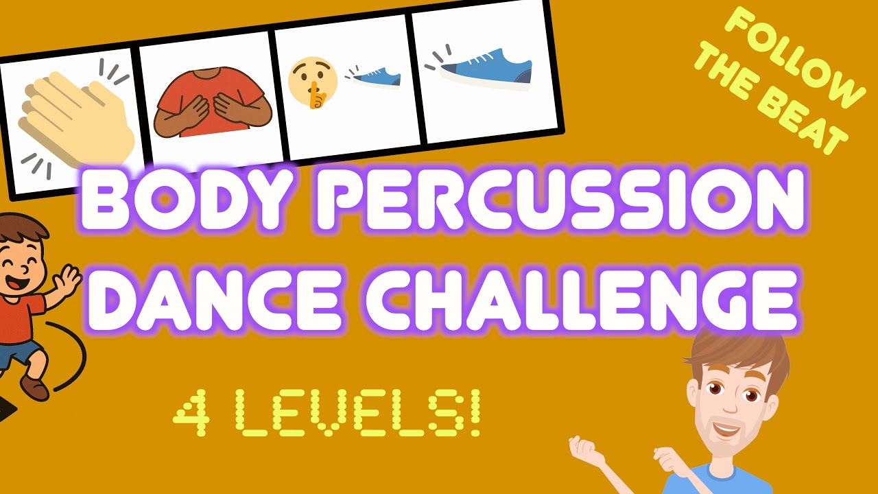 Body Percussion Challenge | 4 Levels of Beat Fun!