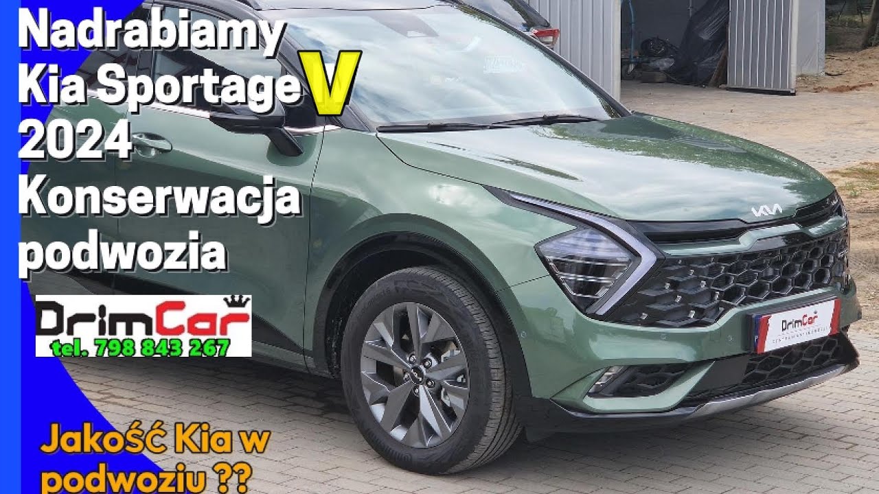 Kia Sportage V 2024 Jak wyglada podwozie ?Czy warto zakonserwować? DrimCar Dębica Konserwacja #kia