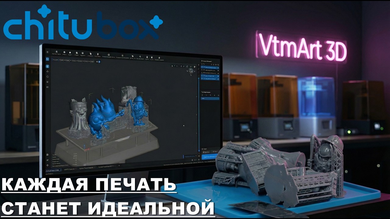 3д печать ОТ ПОДДЕРЖЕК ДО ПОСТОБРАБОТКИ 3 часть (Обработка)