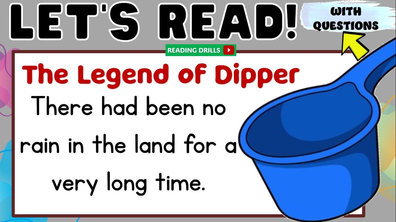 GRADE 4, 5 AND 6 -  READING SHORT STORIES - THE LEGEND OF THE DIPPER