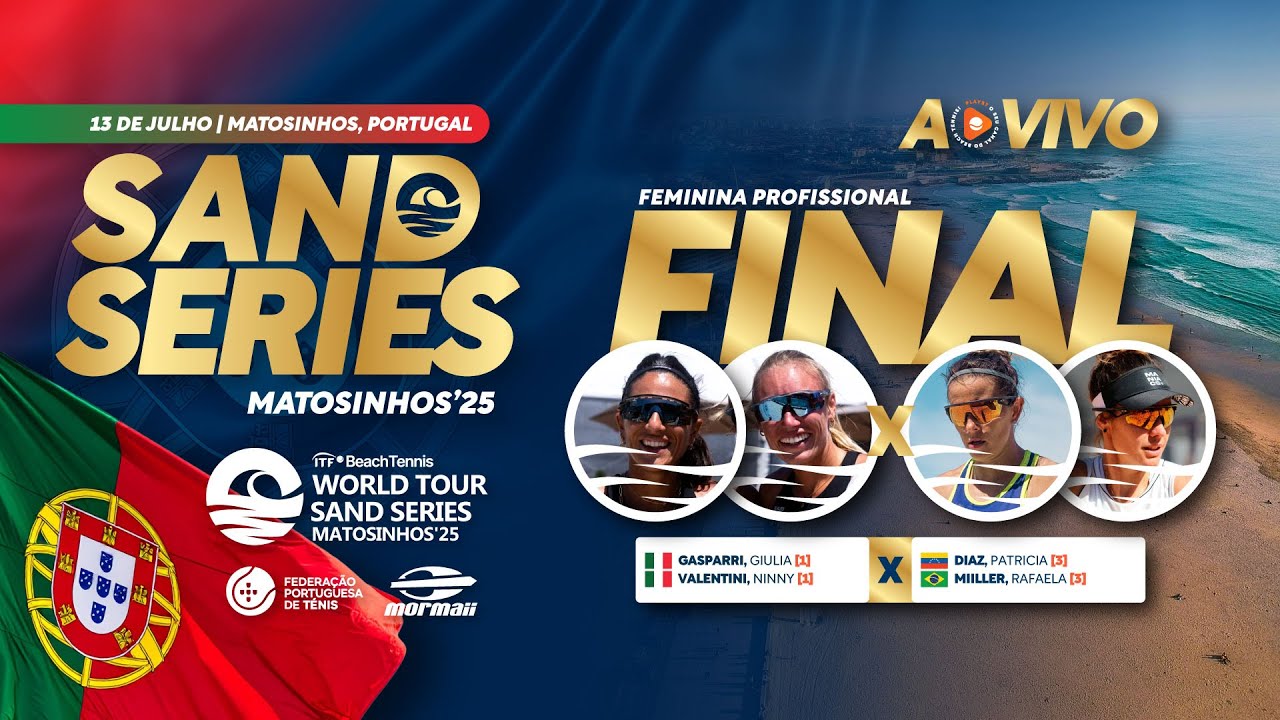FINAL: GIULIA GASPARRI/ NINNY VALENTINI x PATRICIA DIAZ/ RAFAELLA MIILLER - SAND SERIES MATOSINHOS