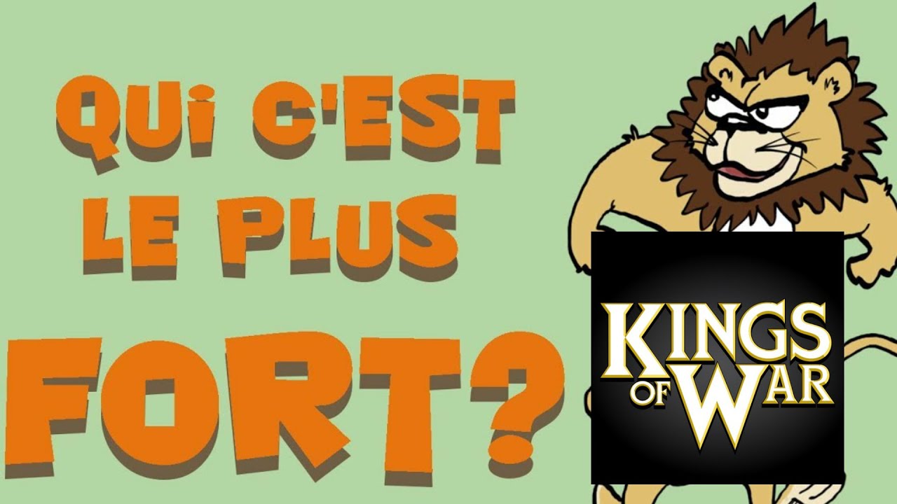 Classement des meilleures et des plus faibles armées Kings Of War V3