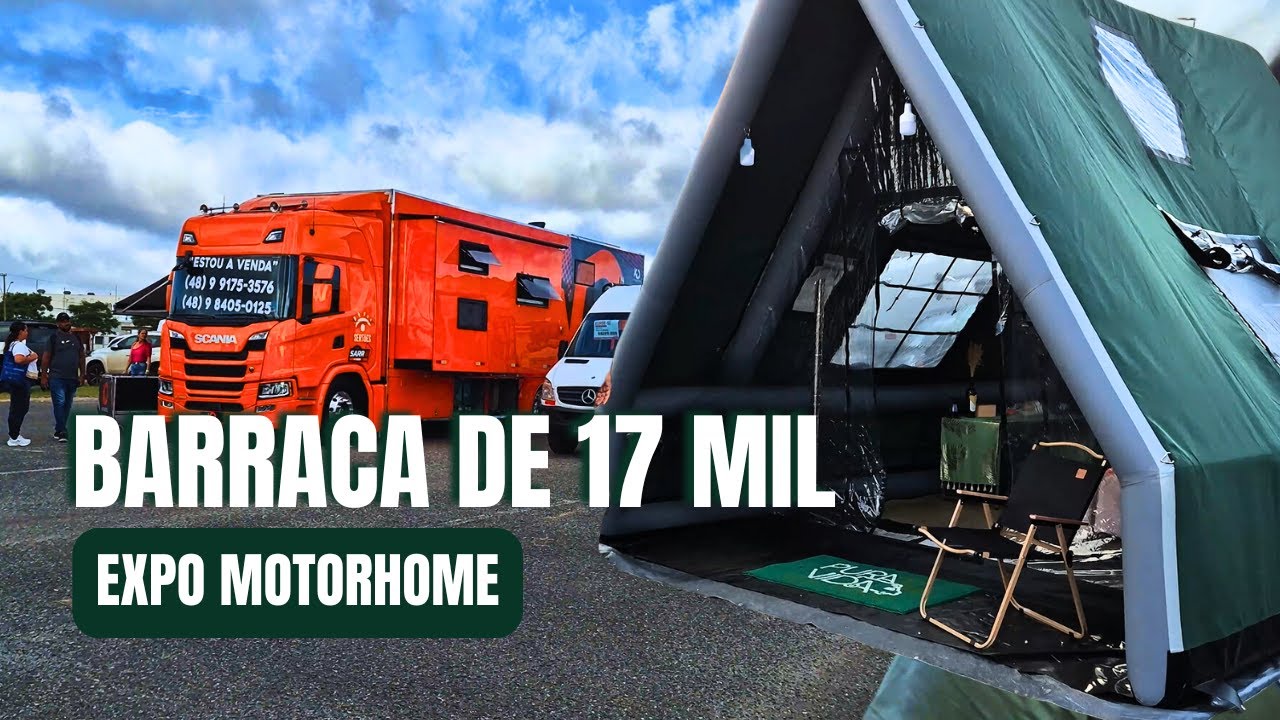 Seminovos da EXPO MOTORHOME | Barraca importada de 17 mil reais