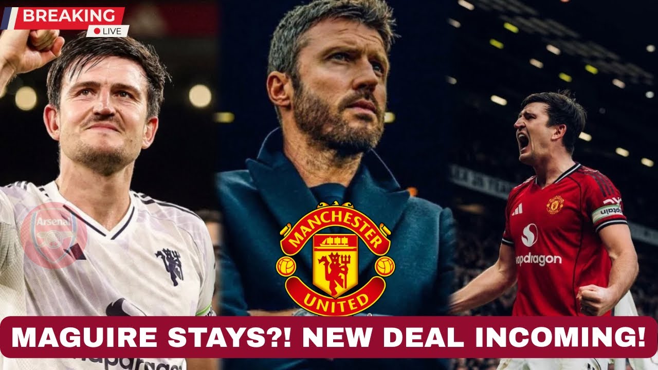 MANCHESTER UNITED PREPARE NEW CONTRACT OFFER FOR HARRY MAGUIRE AFTER MICHAEL CARRICK REVIVAL.