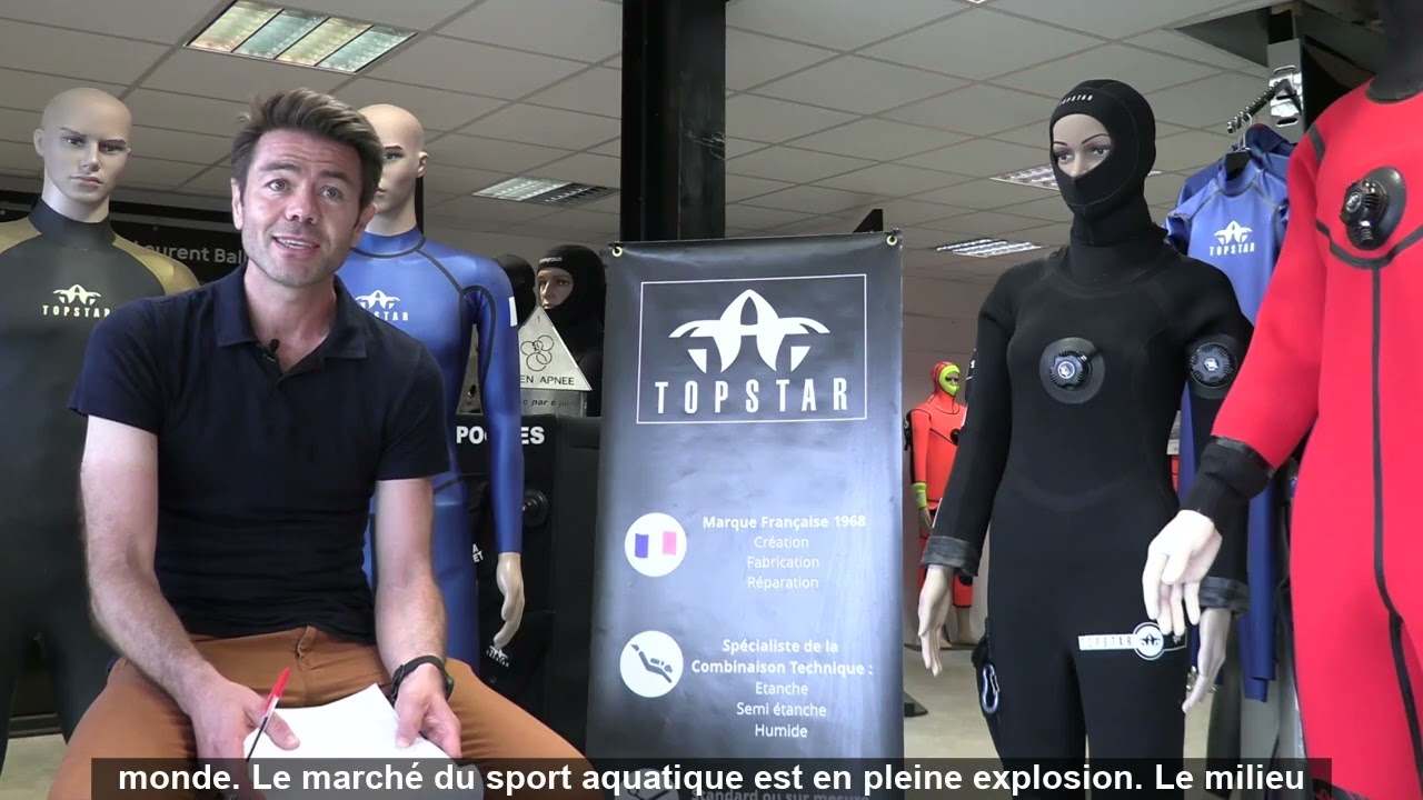 TOPSTAR leader de la combinaison Technique Aquatique et subaquatique sur-mesure