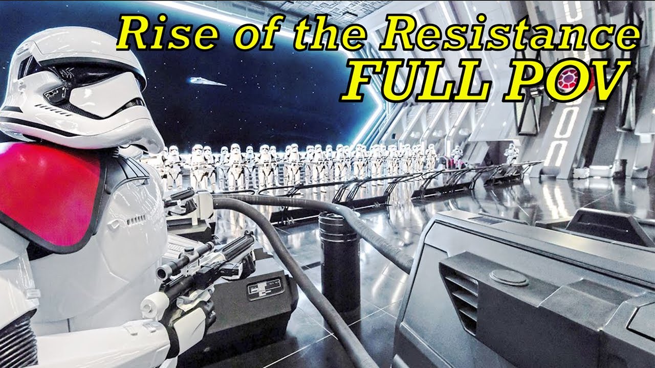 Rise of the Resistance the ride FULL POV