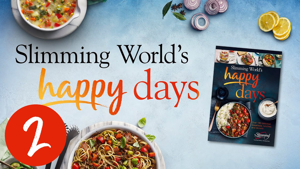 Sal cooks a Slimming World breakfast, lunch and dinner from the Happy Days recipe book