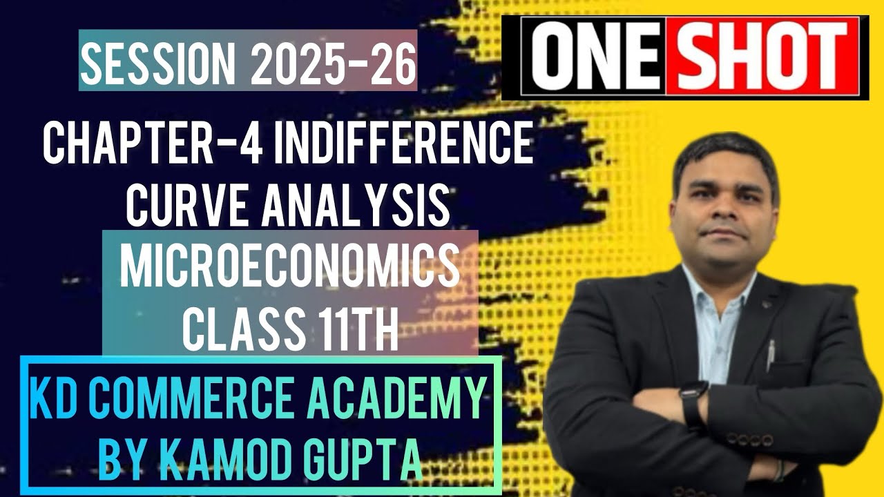 Indifference Curve Analysis | Chapter-4 Microeconomics Class 11th #indifferencecurve #economics 