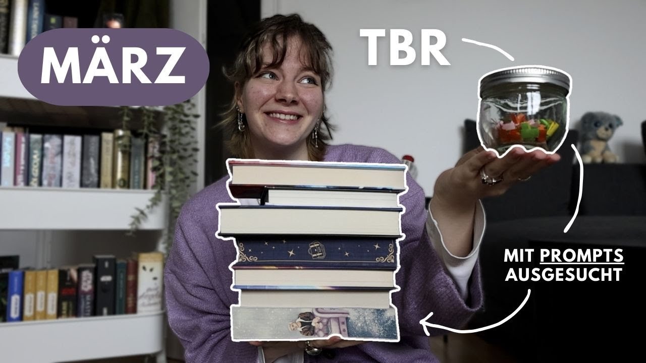 März TBR mit TBR JAR 🫙📚| wilde prompts entscheiden, was ich im März lese-
