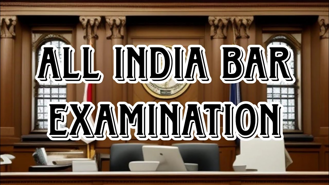 AIBE 20 Exam Notification 2025 Latest Updates Application Date & schedule