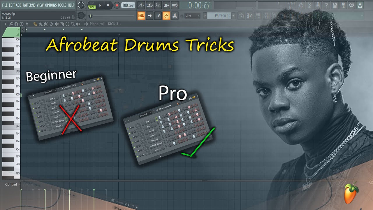 How to make drums like a pro - Afrobeat fl studio 20 tutorial [ Wizkid, Burna Boy ]