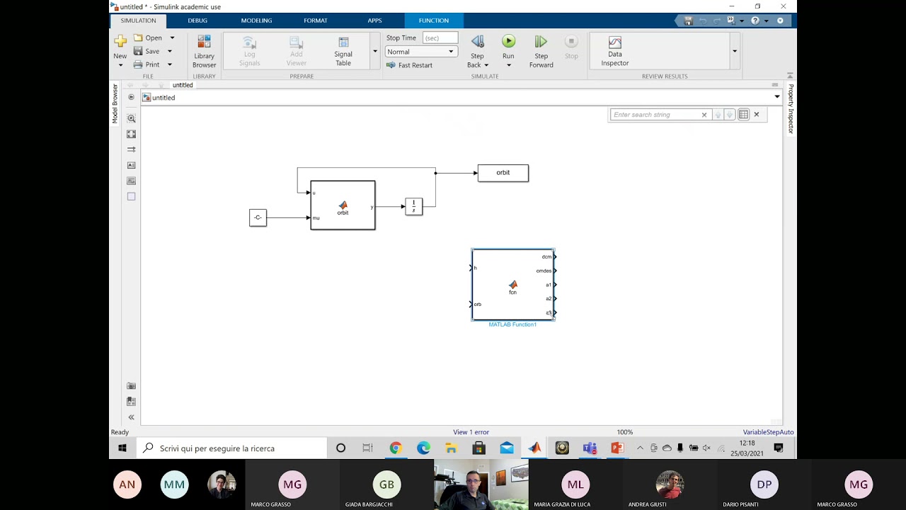 Spacecraft Attitude Control via Momentum Exchange Devices (more simulink) - 11