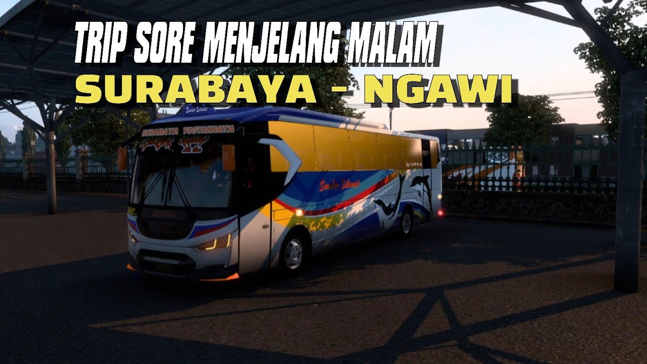 FULL TRIP SURABAYA - NGAWI SUMBER SLAMET MR.BEE  W7279UP - ETS2