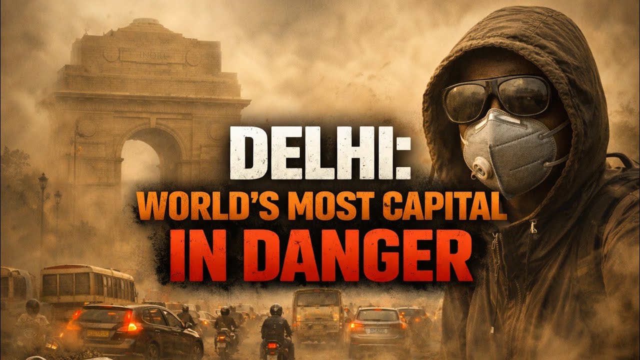 Inside Delhi’s Deadly Air 😷 | World’s Most Polluted Capital?