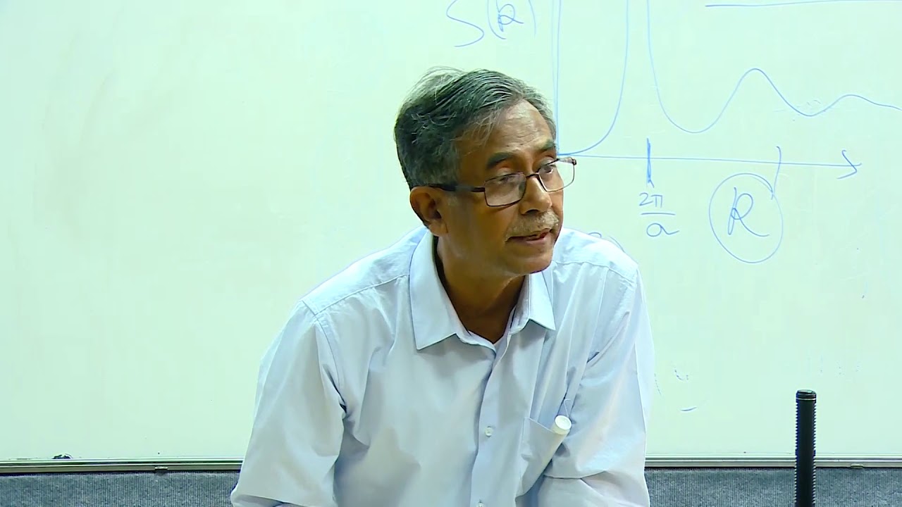 Lecture-02 |  Probability and Statistics | Statistical Mechanics and Thermodynamics | Biman Bagchi
