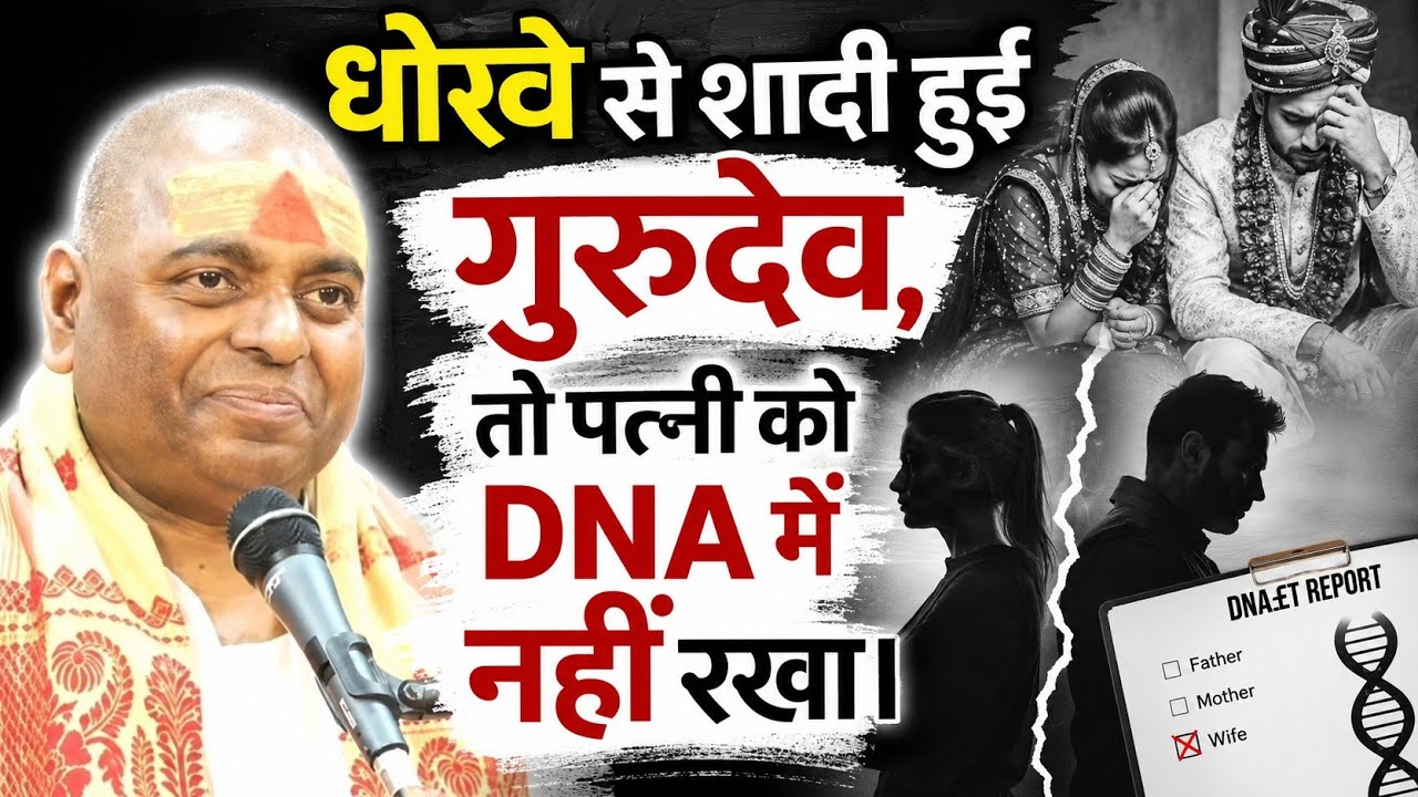 My marriage was a deception, Gurudev, so I didn't include my wife in the DNA test. #karaulisarkar...