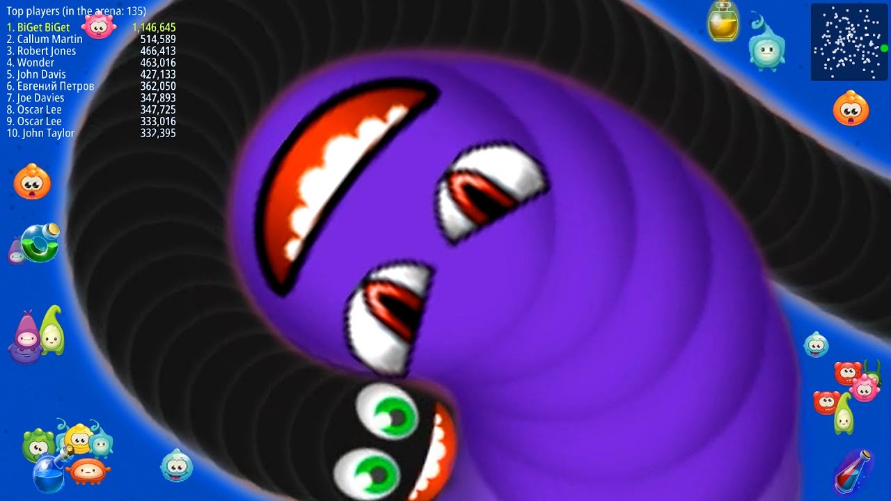 WormsZone.io Trolling Slither Snake Top 01 /Best Record Epic WormsZoneio Gameplay Best Moments #27