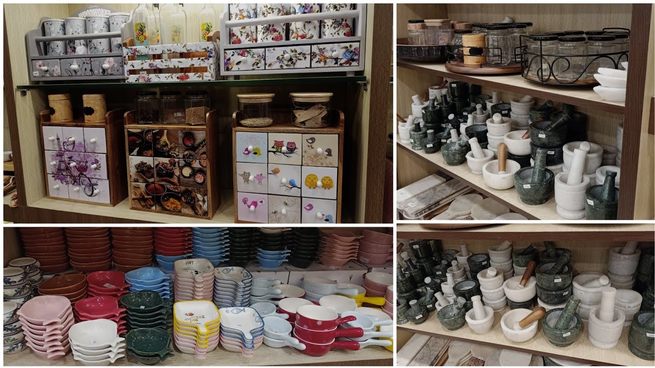 Rs.20 To 2000 Ceramic Kitchen  Organiser Cast Iron Wooden Container Kitchen Tools | Omega Glassware