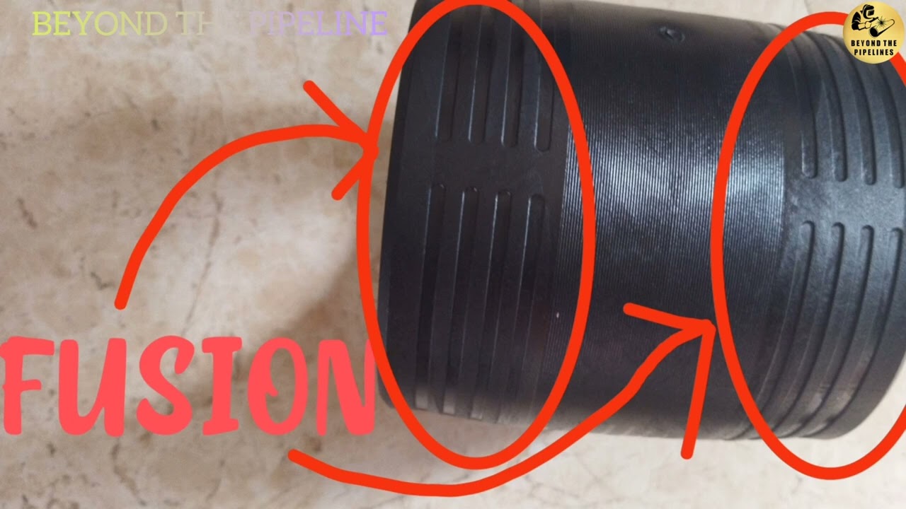 Electro fusion welding of MDPE pipes (cutting, scrapping, cleaning, fitting) in English