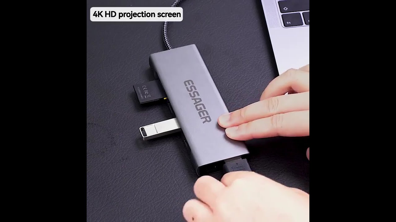 Ssd Hub 8 Em 1 Type C Dock Station Portátil Macbook Pro Air