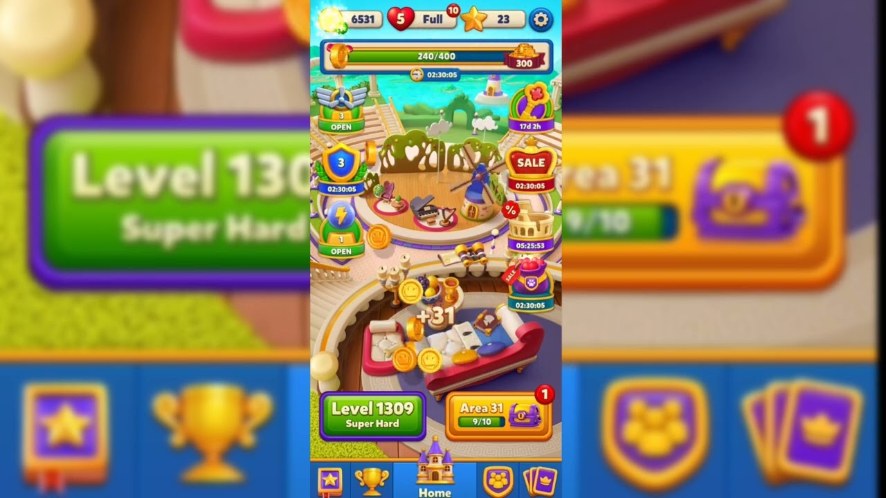 Royal Match More Great Rewards! Level 1308 Progress Update