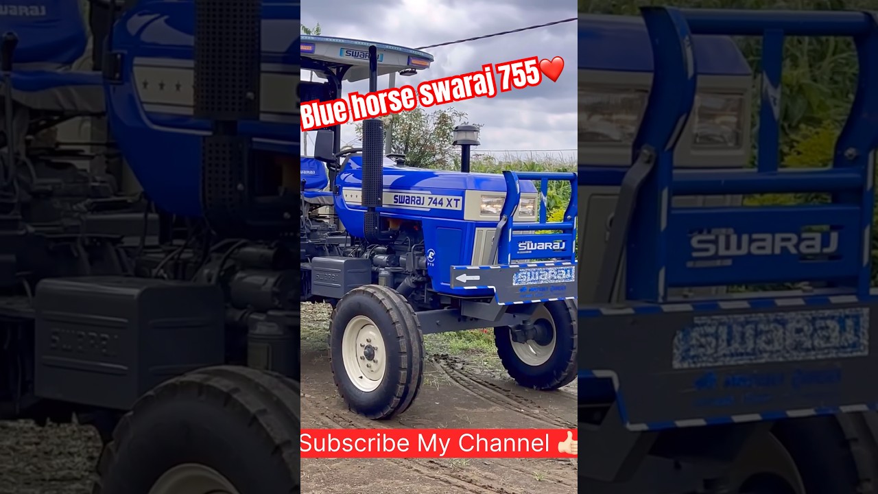 Swaraj 744 XT Blue Colour 😱🔥#trending #viralvideo #shortvideo #swarajtractor