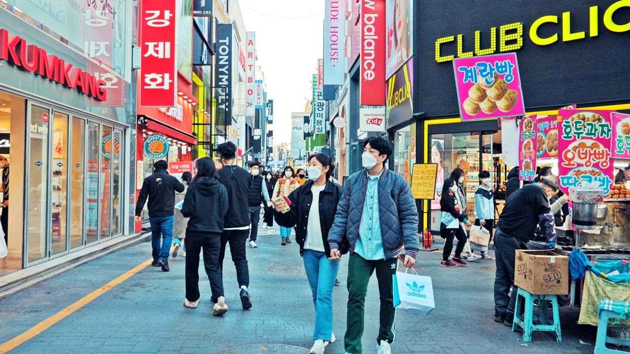 [4K] Gwangju Afternoon Walk - Chungjangno, BTS J-HOPE street | 광주 충장로의 오후 풍경과 방탄소년단 제이홉 KPOP 거리