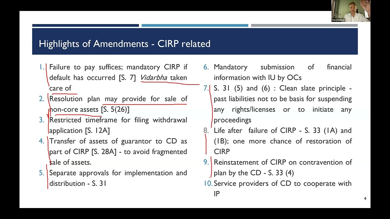 Round-table Discussion (Virtual) | IBC Amendment Act and IBC Regulations