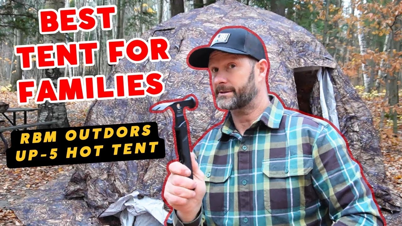 Уютный семейный глэмпинг в палатке UP-5 Hot Tent от RBM Outdoors! Для США и Канады!