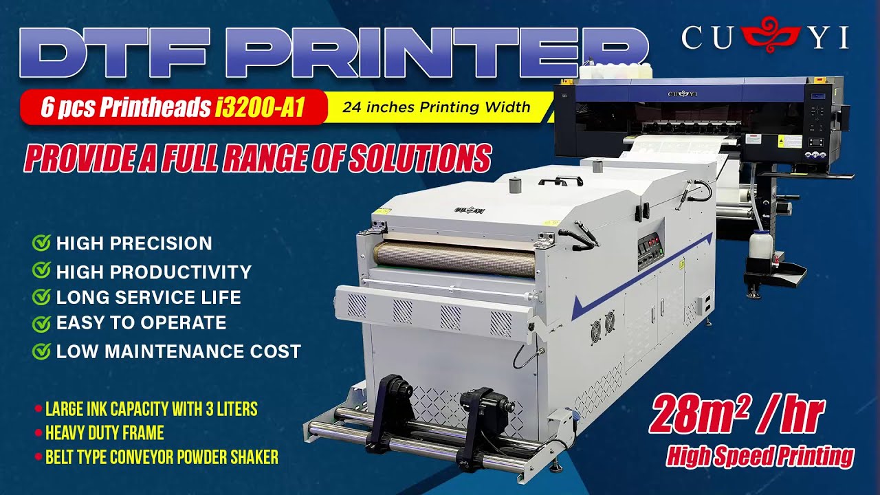 CUYI DTF Printer 6 Heads