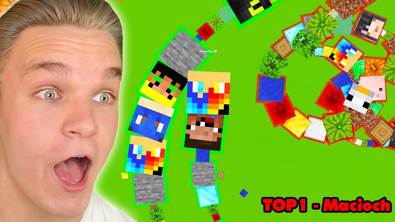 MINECRAFT w SLITHER.IO! *jest świetne*