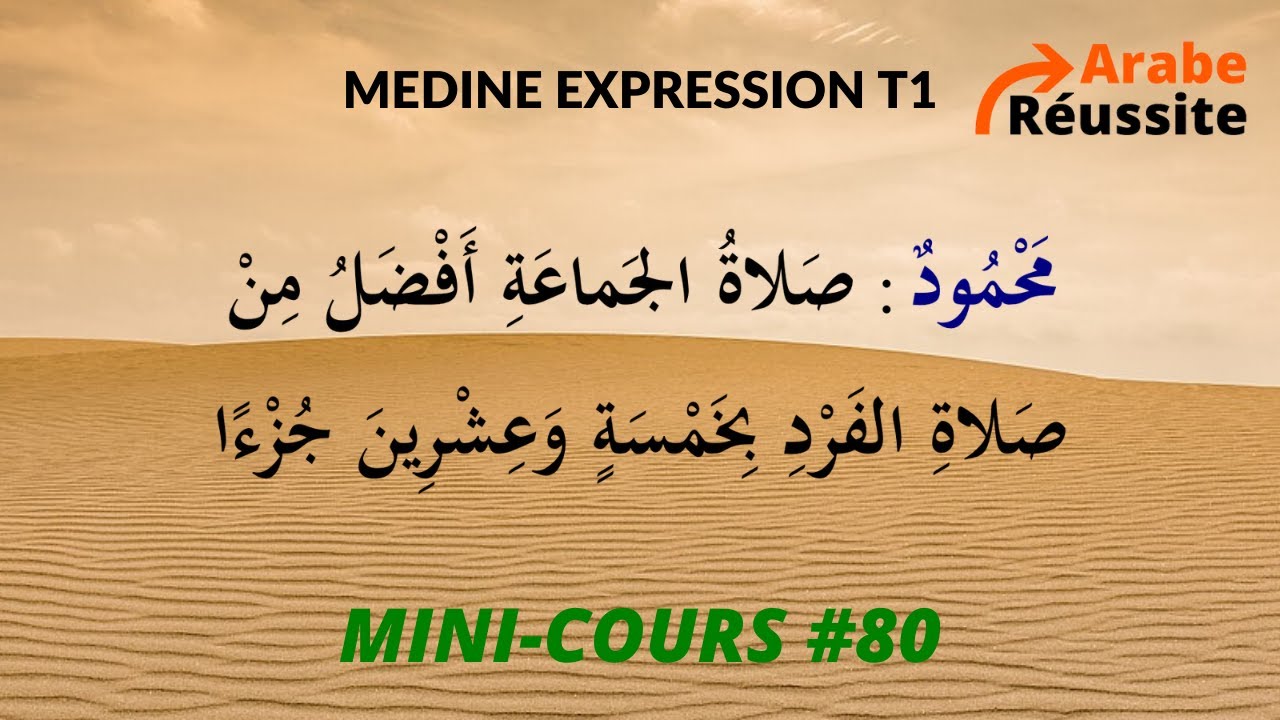 Les 3 CAS de DÉCLINAISON qui modifient les NOMS en arabe littéraire ! (MC80-81)