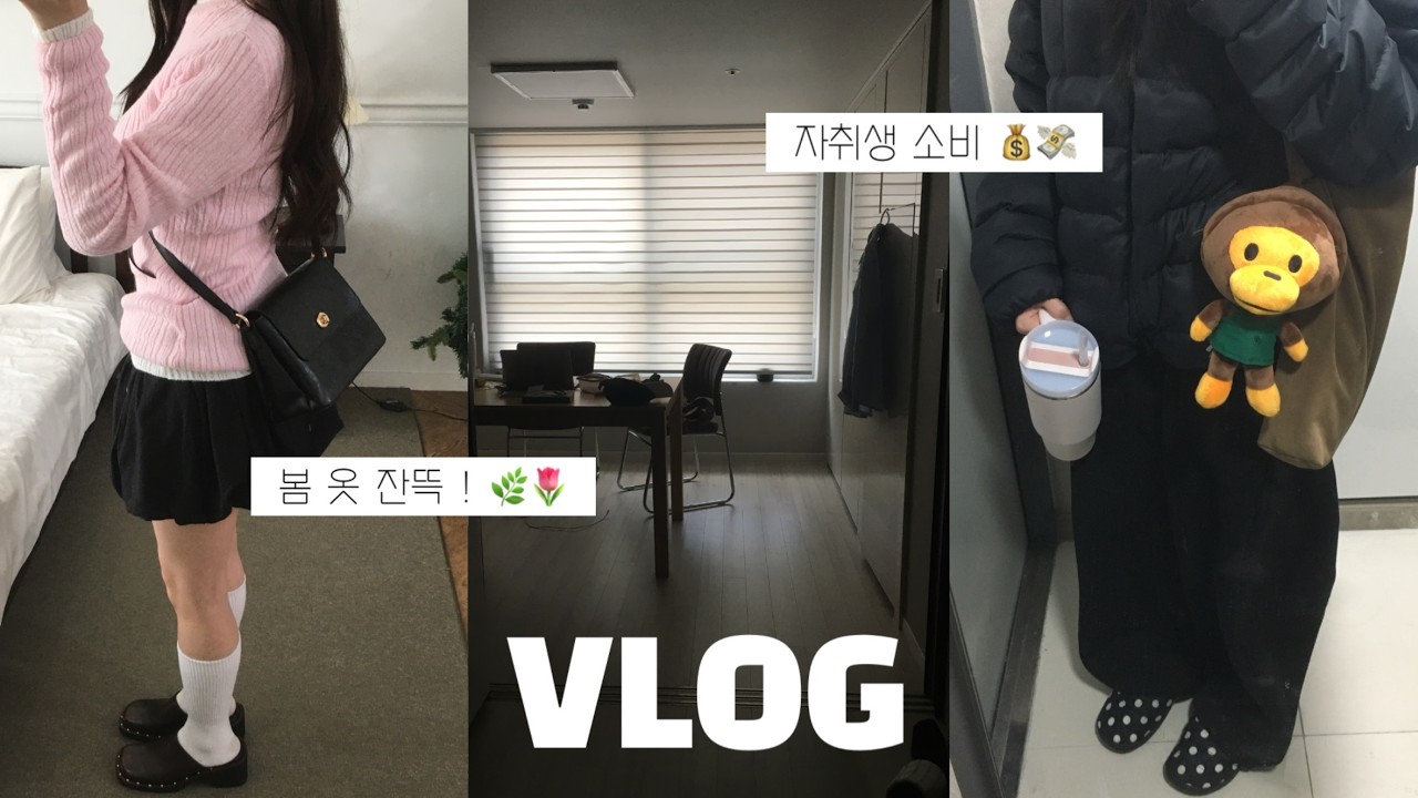 소비 vlog. 자취하는 25살은 4일동안 얼마를 쓸까 ? 💸