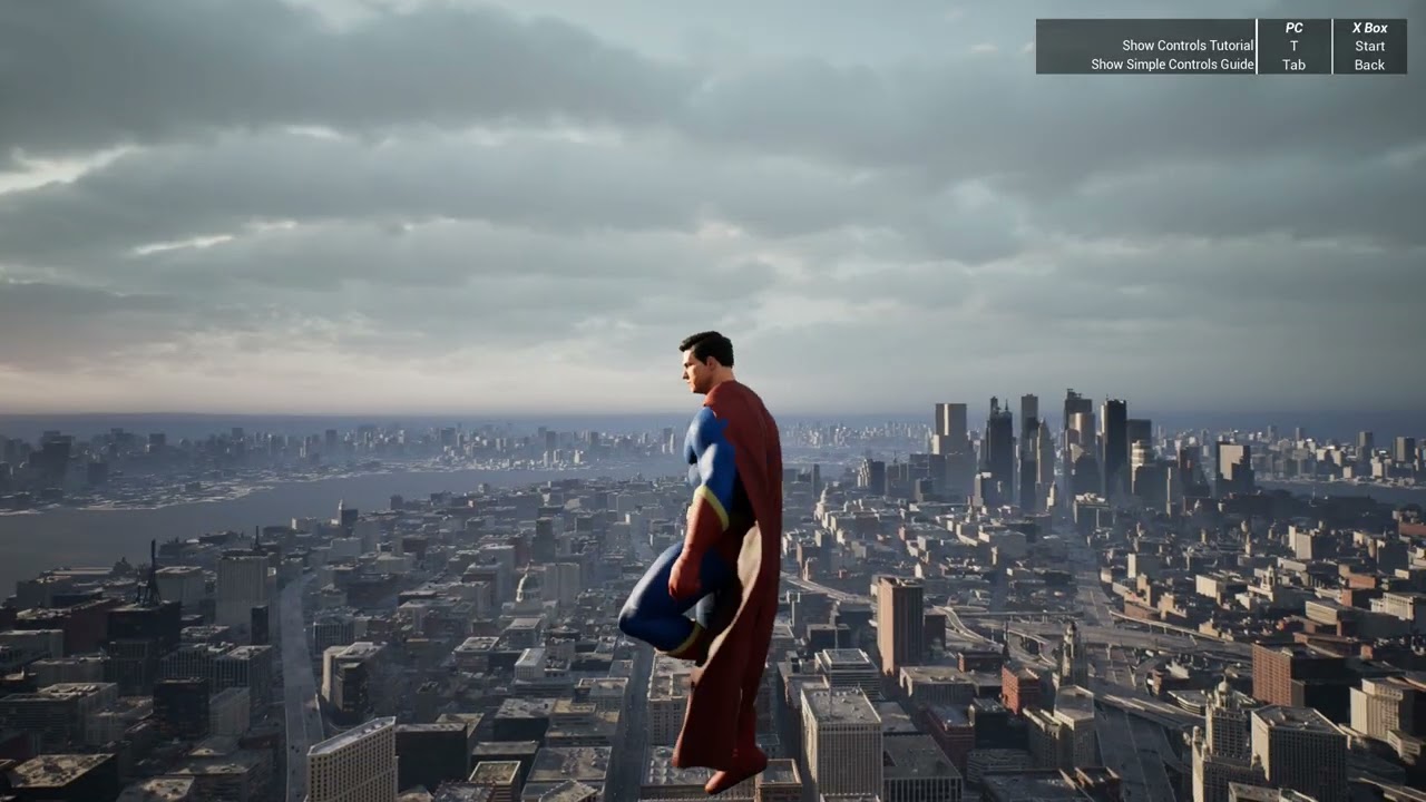 SUPERMAN FREE ROAM GAME 4K UHD 2025