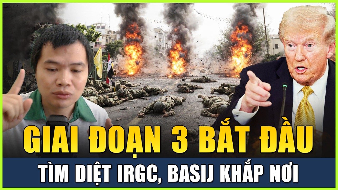 Live 12-03 (Sáng): Giai Đoạn 3 Bắt Đầu, Israel Săn Và Diệt Lính Vệ Binh Và Basij Khắp Nơi